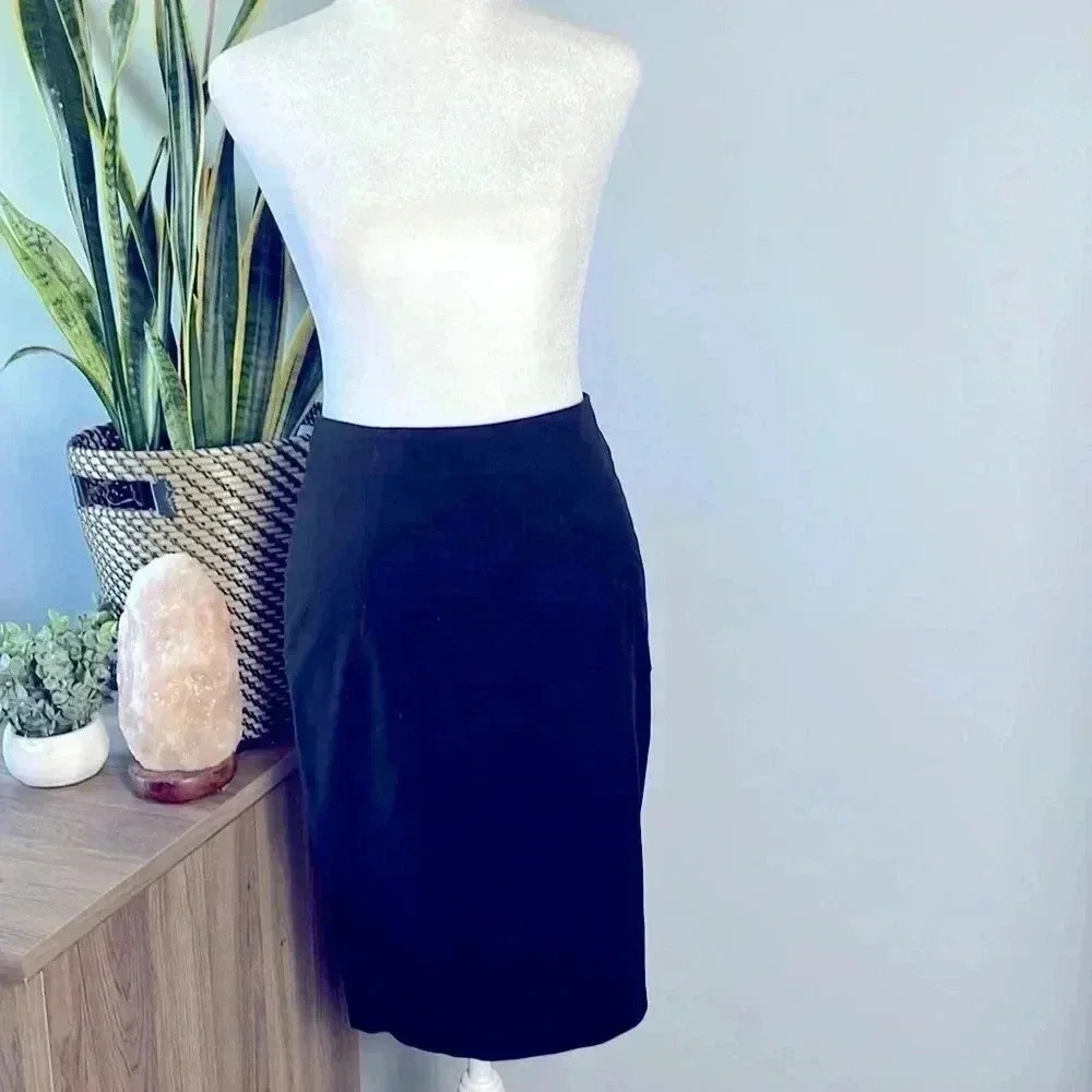 Zara Black High Waist Pencil Skirt Excellent Condition!